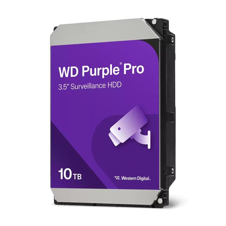 Western Digital WD102PURP Purple Pro HDD, 10 TB, 3.5",SATA 6 Gbps,7200 RPM, 256 MB, 265 MB/s 3 Western Digital WD102PURP Purple Pro HDD, 10 TB, 3.5",SATA 6 Gbps,7200 RPM, 256 MB, 265 MB/s